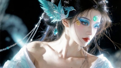 古风国风纯欲古典绝美美人