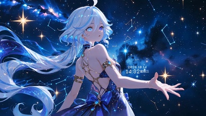 原神 芙宁娜 星空礼服