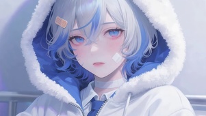可爱短发女孩