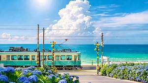 护眼海景