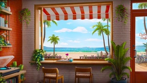 休闲海边小屋