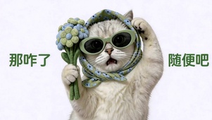 摆烂酷拽小猫