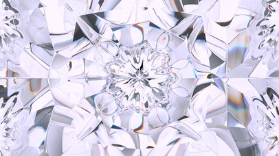 4K 高清 无缝循环钻石万花筒