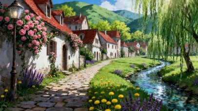 唯美的乡村河流