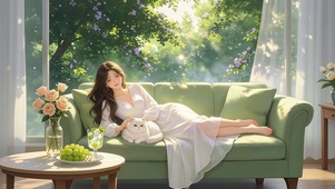 小清新美女壁纸