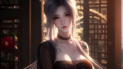 古风阁楼美女