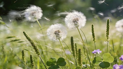蒲公英花草