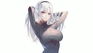 白毛大姐姐
