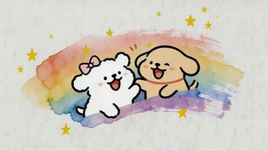 可爱狗狗