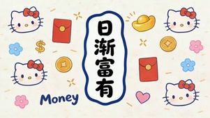 HelloKitty日渐富有