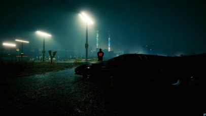 赛博朋克炫酷跑车