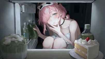 偷吃的少女