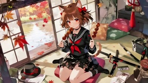 糖葫芦女孩