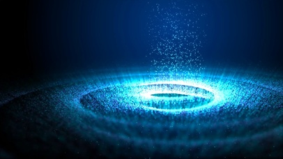 星空旋转粒子上升