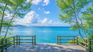 宁静海面