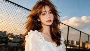 治愈篮球场女孩