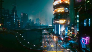 科幻城市夜景
