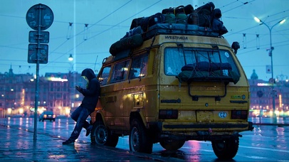 雨夜的街道 放松雨声