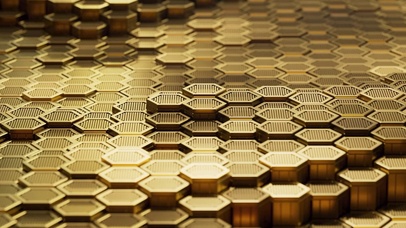 蜂巢系列-3D浮动-金属