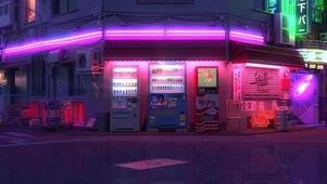 雨夜街道