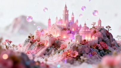 唯美童话城堡4K