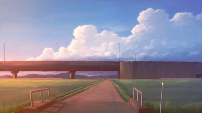 落日的麦田