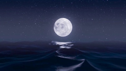 唯美海上月亮