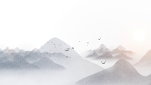 唯美大气中国风群山动态背景