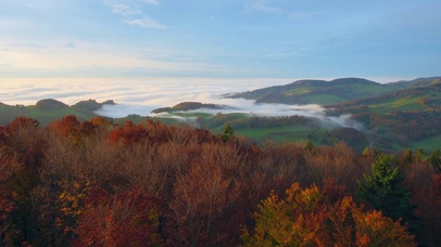 【4K】长白山入秋的云海