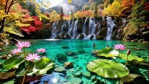 4K 四时之景 小山水