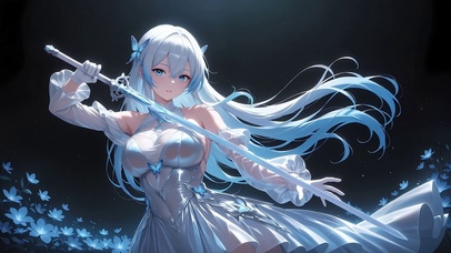 持剑少女
