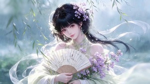 唯美梦幻江南邻家少女