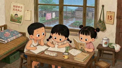 儿时放学后
