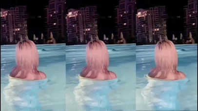 美女出浴