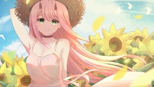 夏日阳光女孩