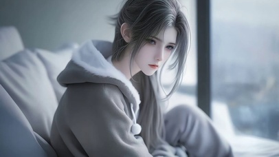 冬日清晨床上申鹤