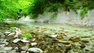 清澈护眼流水