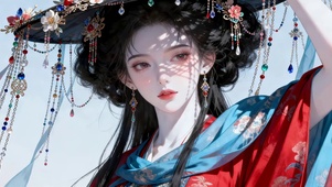 超美治愈古风女孩