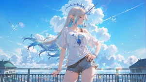 晴空下的精灵少女-卡提希娅