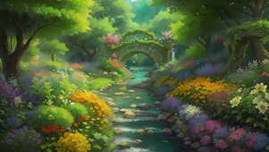 仙境石桥