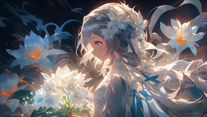 花卉少女
