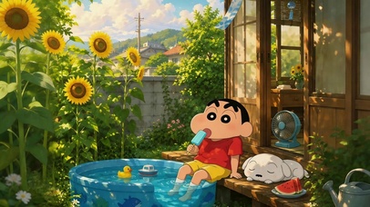 小新庭院夏日时光