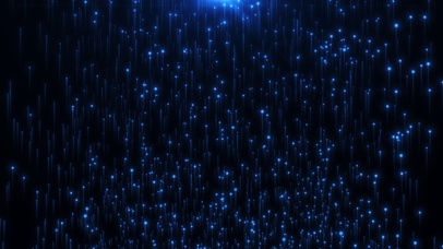 唯美蓝色粒子条