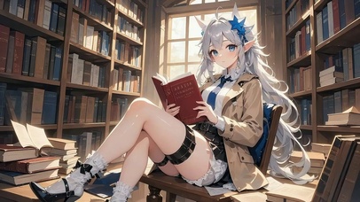 4K 精灵少女