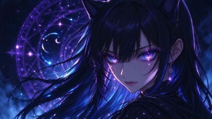 4K暗黑猫耳少女