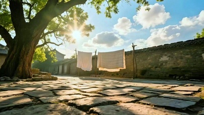 回忆老树青石板4K