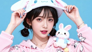 可爱女孩
