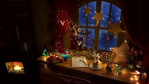 冬季圣诞小屋