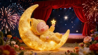 烟花开幕式星星人