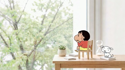蜡笔小新窗景